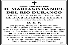 Mariano Daniel del Río Durango